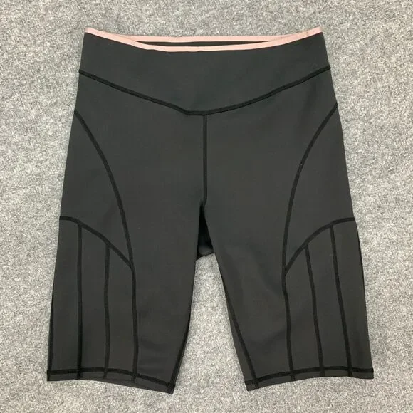 Free People Shorts Womens S Small Black Movement Step Up High Rise Pull On Biker - Picture 2 of 13